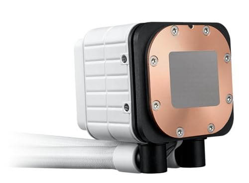 華碩Prime LC 360 ARGB白色版一體式CPU液體冷卻器,具有特殊的CPU接觸區域和翅片通道。 帶無限遠鏡透鏡選項的擋水板。 預裝ARGB風扇和Aura照明:圖片 7