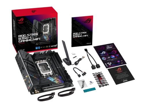 華碩ROG Strix B760-I遊戲WiFi 6E英特爾®B760(第13代和第12代)LGA 1700迷你ITX主機板。8+1電源級。 DDR5高達7600 MT/s。PCIe 5.0.2xM.2插槽。 USB 3.2代2x2 Type-C.Aura同步RGB:圖片 7