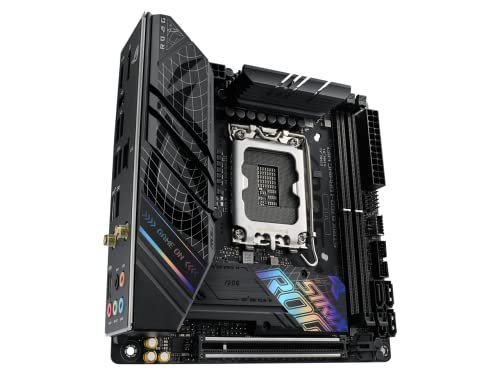 華碩ROG Strix B760-I遊戲WiFi 6E英特爾®B760(第13代和第12代)LGA 1700迷你ITX主機板。8+1電源級。 DDR5高達7600 MT/s。PCIe 5.0.2xM.2插槽。 USB 3.2代2x2 Type-C.Aura同步RGB:圖片 6