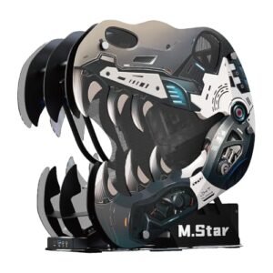 MegaPC陞級開放式中塔Micro-ATX/Mini-ITX遊戲PC主機殼。 鋼化玻璃側板。 預裝ARGB PWM風扇。 使用USB3.0。 USB-C 240mm散熱器支架黑色